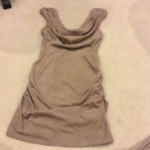 Bebe faux sued dress